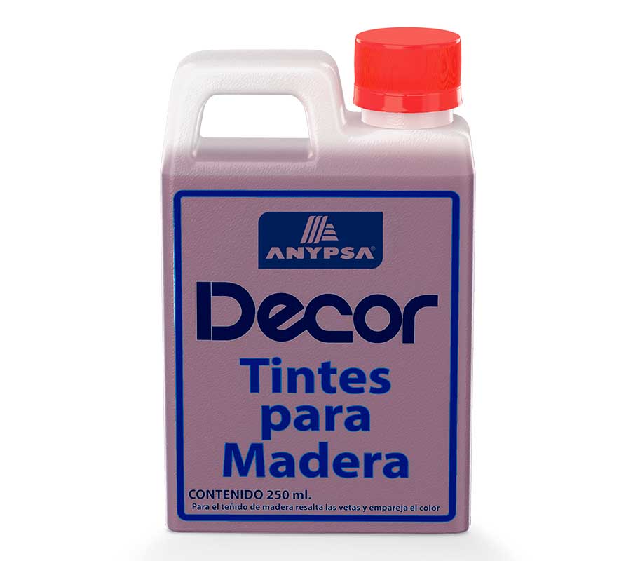 TINTE PARA MADERA CAOBA DECOR 250ML