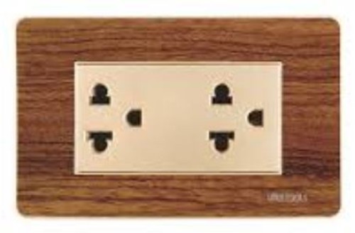 TOMA MADERA DOBLE PUNTO TIERRA UYUSTOOLS TMA232U