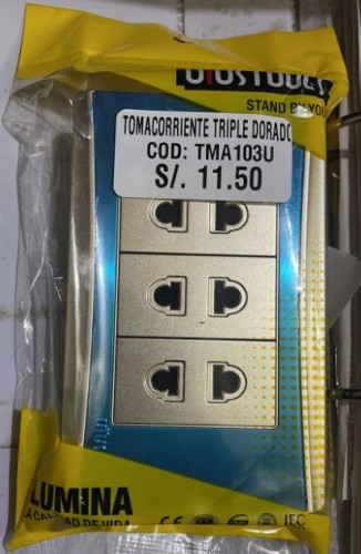 TOMA TRIPLE ACERO INOX UYUSTOOLS TMA403U