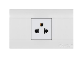TOMA SIMPLE BLANCO PESADO CUBULL PUNTO TIERRA	