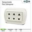 TOMA SOBREPONER TRIPLE CLASICA HOME LIGHT