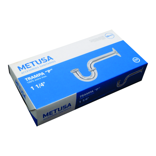 TRAMPA P METUSA 1.1/4 LAVATORIO ACERO INOX