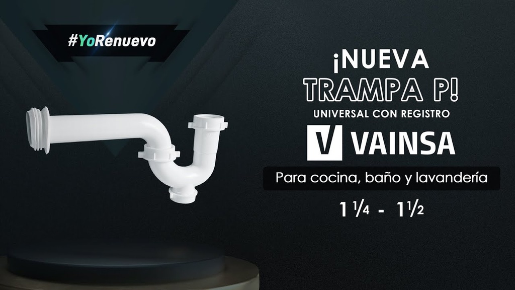 TRAMPA VAINSA 1.1/2 PVC