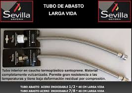 TUBO DE ABASTO VINILO SEVILLA 1/2 X 40CM