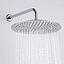 BRAZO DE DUCHA 8'' ACERO INOX BRAZO LARGO