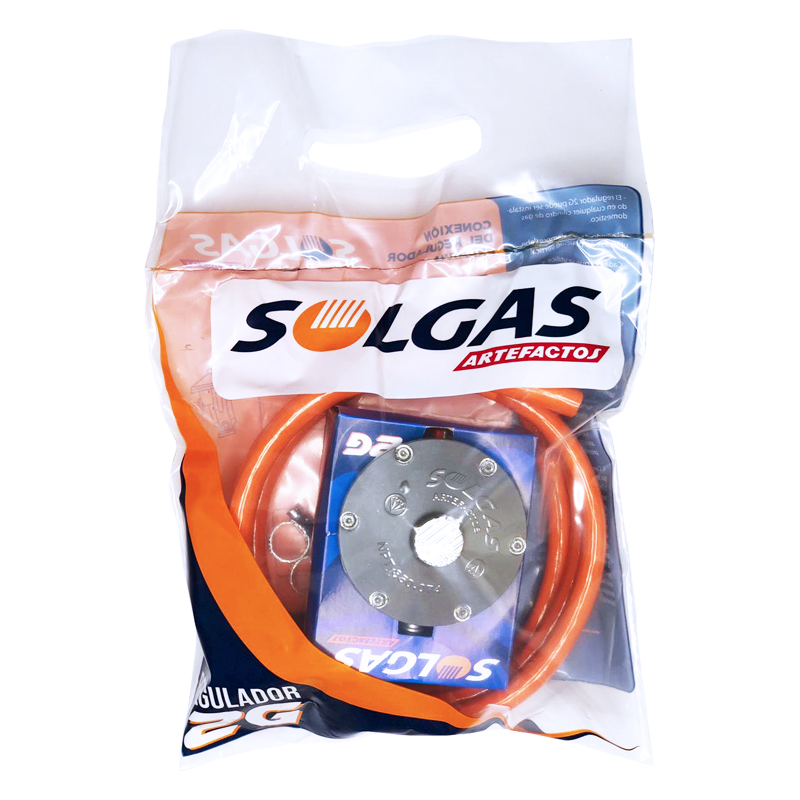 VALVULA SOLGAS BAJA DE GAS CON MANGUERA