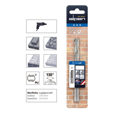 BROCA ALPEN 6.5MM 1/4'' CONCRETO