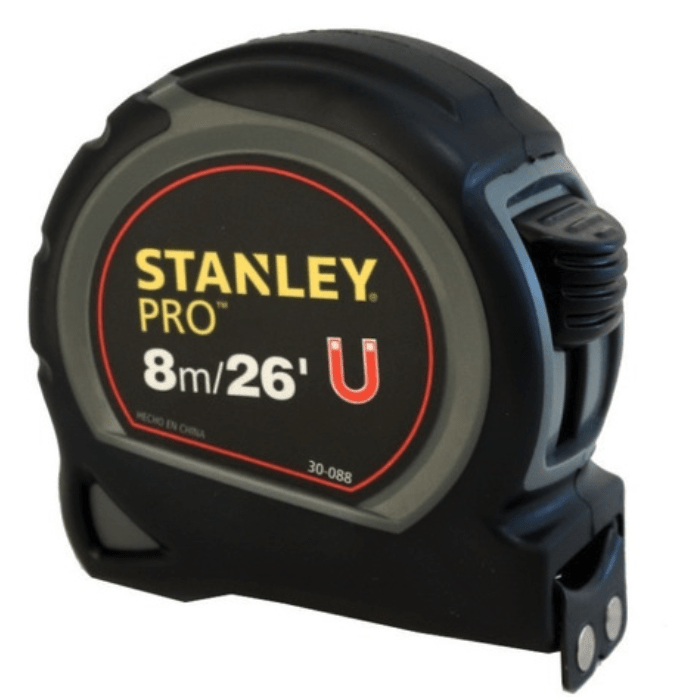WINCHA STANLEY PRO 8M/16 MAGNETICO