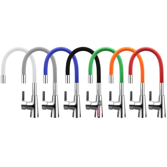 CAÑO FLEXIBLE P/COCINA PARED BLANCO PESADO SEVILLA 4850A72-S-WHITE