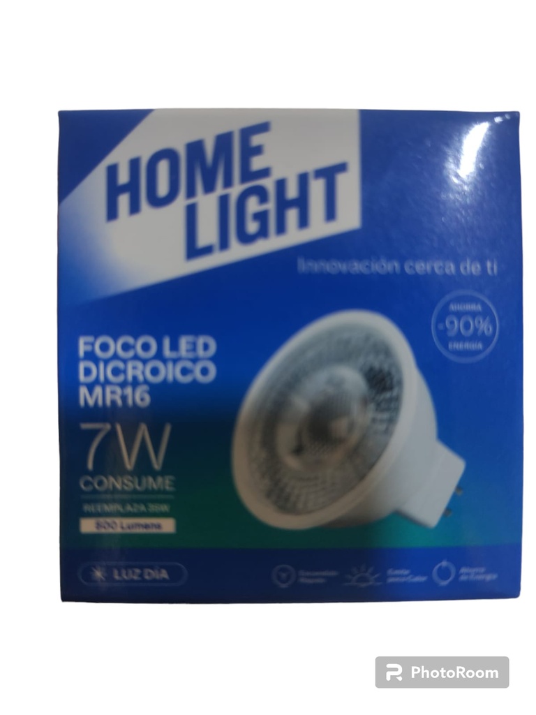 DICROICO LUZ CALIDA REPUESTO 7WTT HOME LIGHT