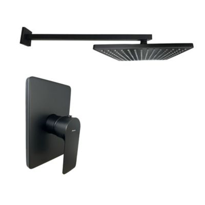 MEZCLADORA DE DUCHA MONOCOMANDO NEGRA SEVILLA F3206B