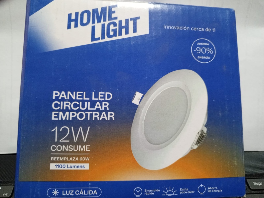 PANEL LED EMPOTRAR 12W DICROICO CALID0 HOME LIGHT