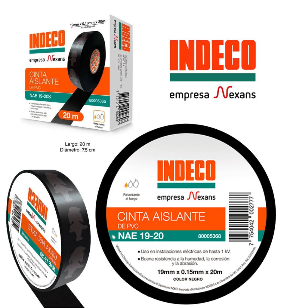 CINTA INDECO ELECTRICO GRANDE
