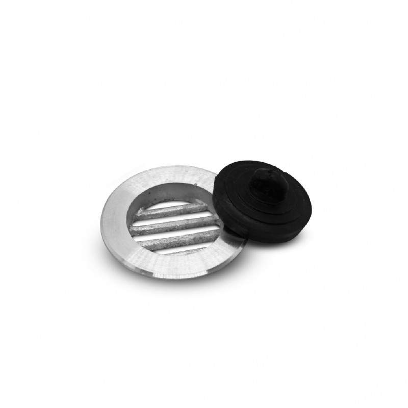 TAPON REJILLA 2'' TAPON JEBE CROMADO
