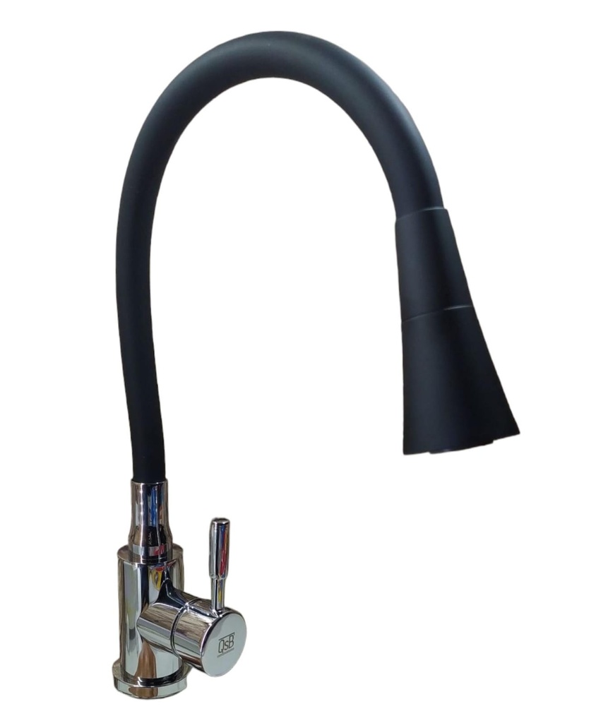 CAÑO FLEXIBLE MUEBLE NEGRO VALENSA