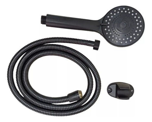 DUCHA TELEFONO GRANDE NEGRO SEVILLA 1.5MT S-8100