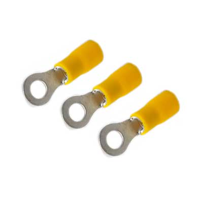 TERMINAL CONECTOR ELECTRICO AMARILLO