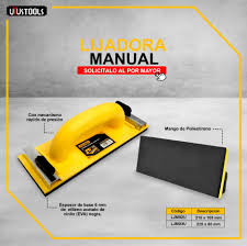 LIJADORA MANUAL BASE EVA 210 X 105 UYUSTOOLS