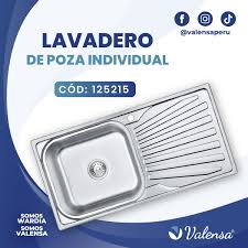 LAVADERO VALENSA PESADO CON ESCUREDERO 1 X 50