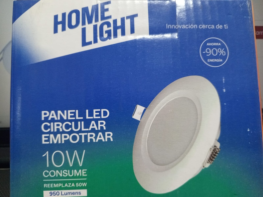 PANEL LED EMPOTRAR 12W DICROICO LUZ DIA HOME LIGHT