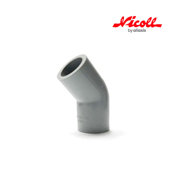 CODO DE AGUA 3/4X45 IYECTADO NICOLL