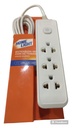 EXTENSION IGNIFUGA  HOME LIGHT 4TOMAS CABLE 3MT BLANCO