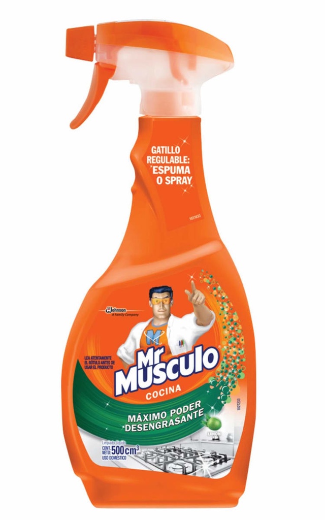 MISTER MUSCULO COCINA NARANJA GATILLO 500ML