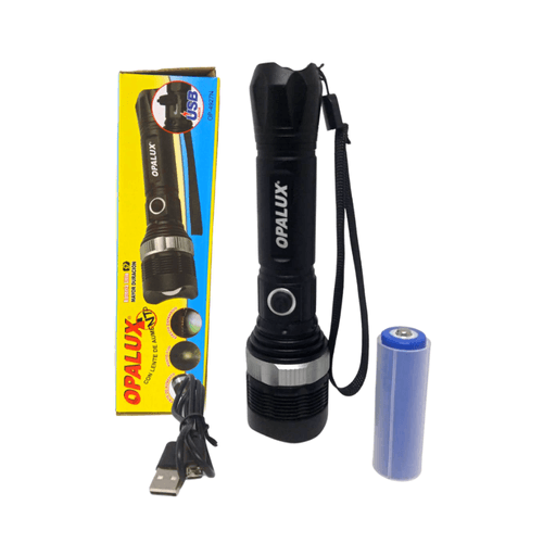 LINTERNA RECARGABLE CON ZOON LED 15 WT OPALUX