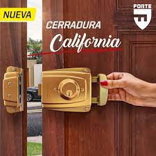 CHAPA FORTE BLINDADA CALIFORNIA 3 GOLPES 1040 DORADO