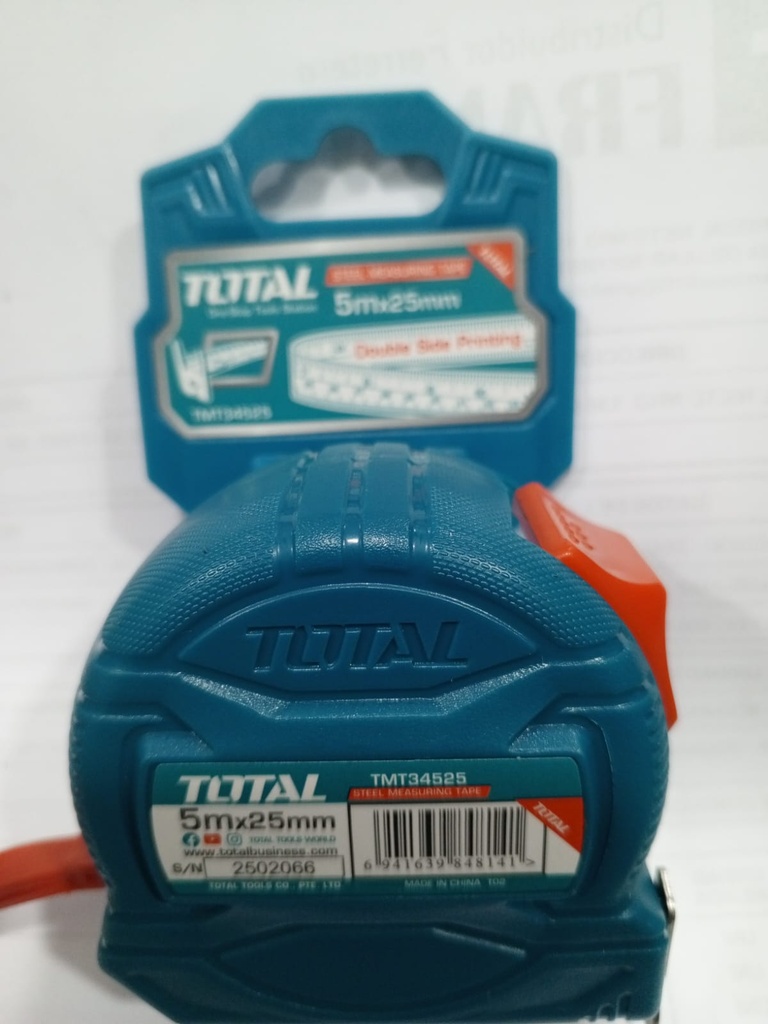 WINCHA TOTAL 5M X 25MM TMT34525
