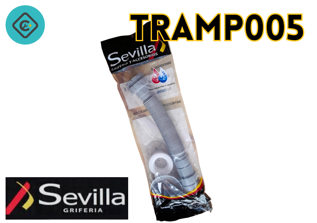 TRAMPA CORRUGADO GRIS 1 1/2 A 1 1/4 SEVILLA