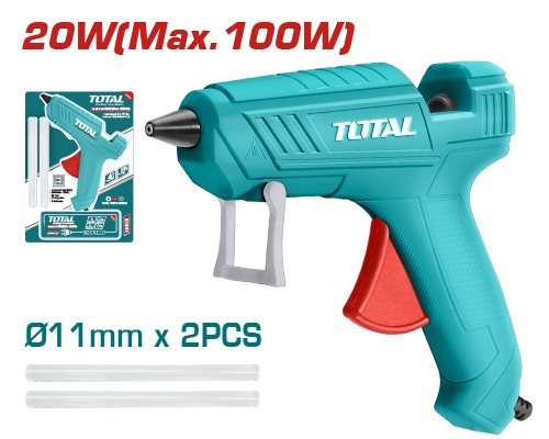 PISTOLA PARA SILICONA 20W A 100W TOTAL TT101116