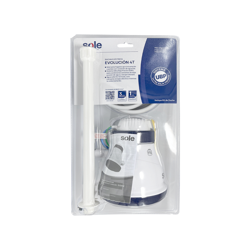 DUCHA ELECTRICA 4 TIEMPOS SOLE 5400W
