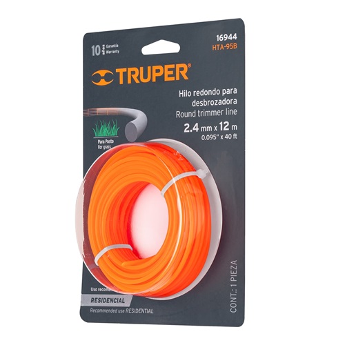 HILO PARA GRAS 2.4 MM X 12MT BLISTER TRUPER 16944