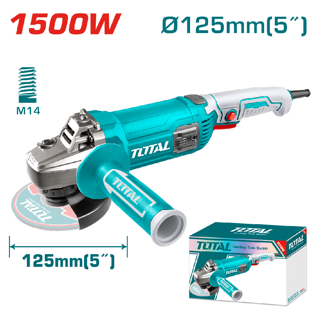 AMOLADORA TOTAL 5" 1500 WATTS INDUSTRIAL TG11512536