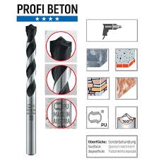 BROCA ALPEN 10.0MM 3/8'' BETON CONCRETO