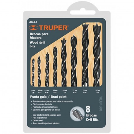 BROCA PARA MADERA X8 PS TRUPER 11338