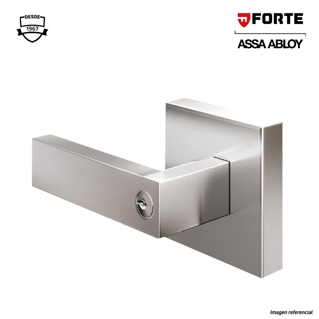 MANIJA CUADRADA DORMITORIO FORTE ACERO INOX