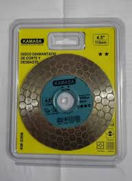 DISCO DIAMANTADO 4.1/2 PULIR CORTE X 45 KAMASA KM-2398