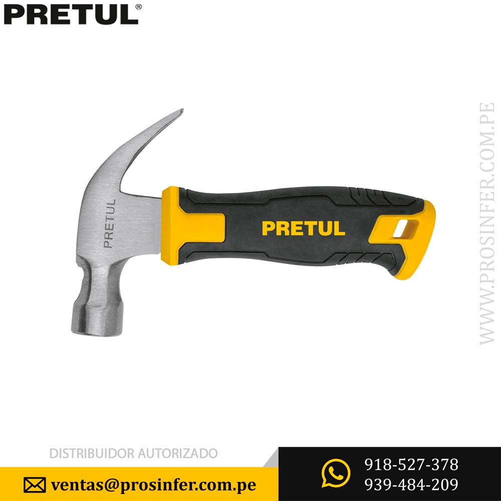 MARTILLO MINI PRETUL 80-0Z MANGO GOMA