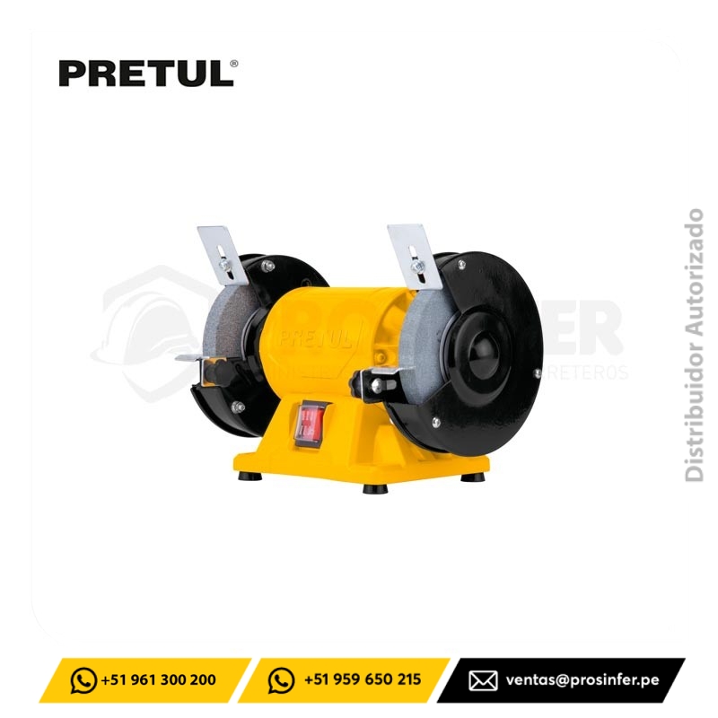 ESMERIL DE BANCO 5" 1/6HP PRETUL 26134