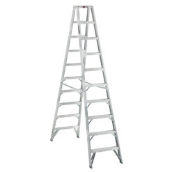 ESCALERA TIJERA 10 PASOS ALUMINIO DOBLE GRADA PESADO PROMASTER