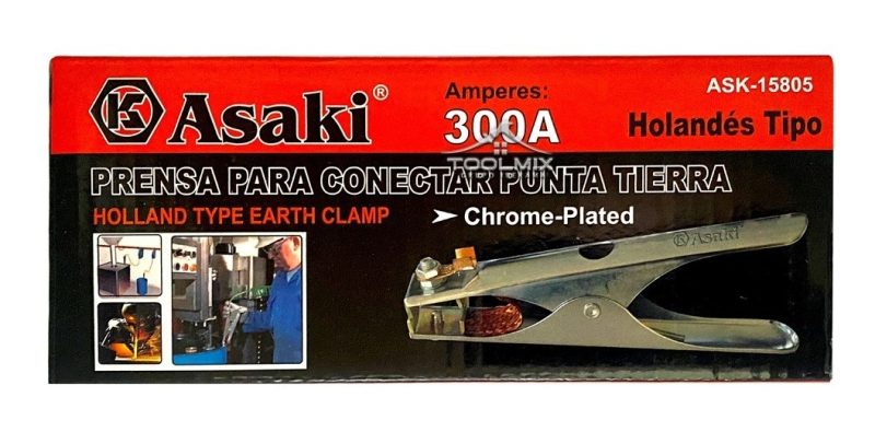 TENAZA PARA TIERRA 300 AMP ASAKI 15805