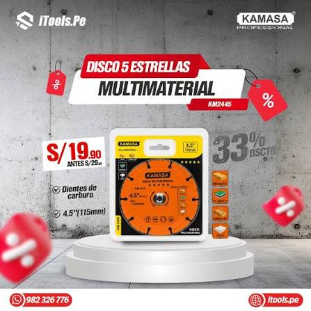 DISCO MULTI MATERIAL 4.1/2" KAMASA KM2445