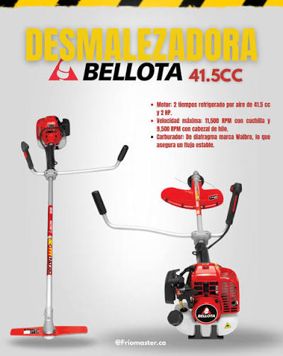 DESMALEZADORA MOTOR 2 TIEMPOS 41.5 110KW BELLOTA