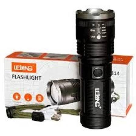 LINTERNA USB DE ALUMINIO LELONG LE-8311