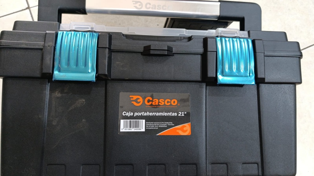CAJA DE HERRAMIENTAS N-18 BROCHE METAL CASCO
