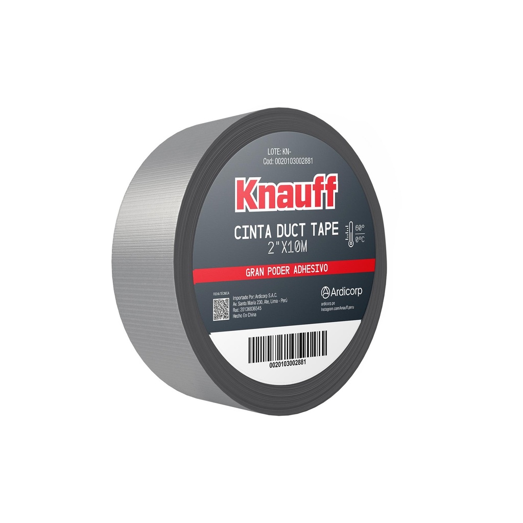 CINTA DUCTO 2" X 50MTS KNAUFF