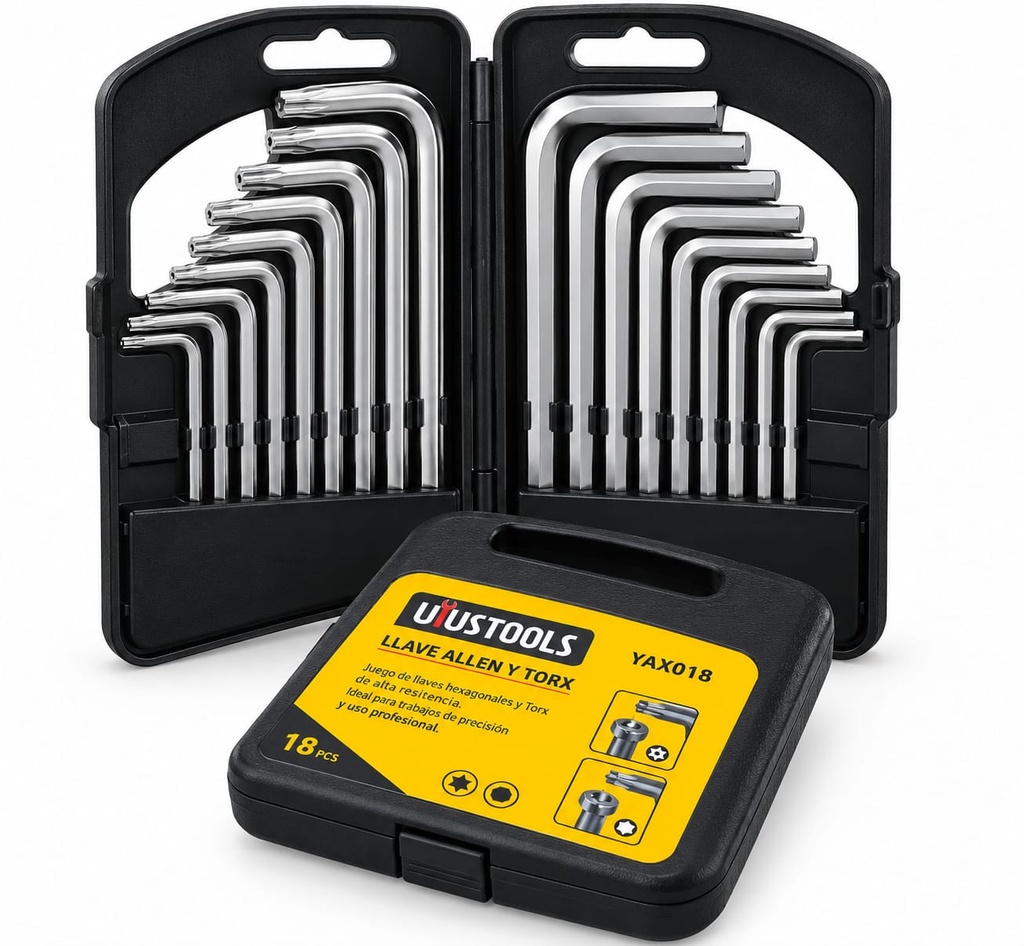ALLEN Y TORX MIXTA 18PS JUEGO UYUSTOOLS YAX018