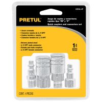 ACOPLES RAPIDOS 4PS PRETUL CROMADO 27020
